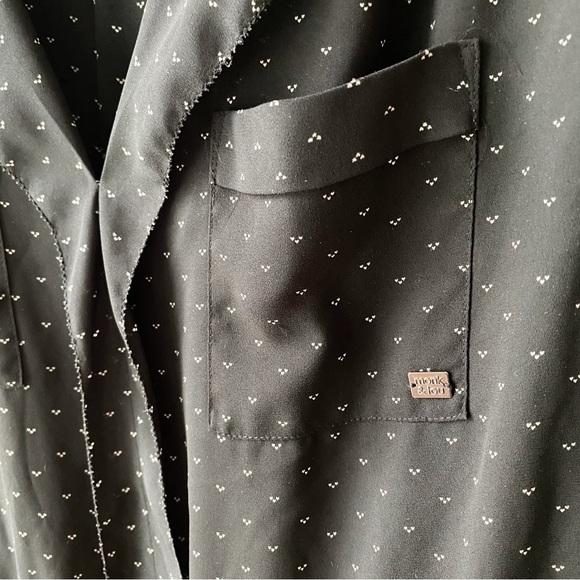 Monk & Lou by Plenty • Polka Dot Crepe Dress Sz M - Picture 7 of 7